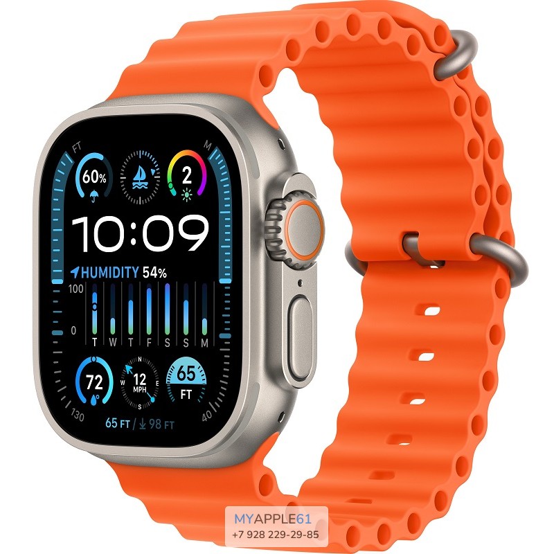 Apple Watch Ultra 2 49 mm Orange Ocean Band